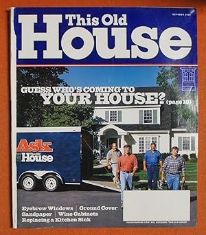 Image du vendeur pour THIS OLD HOUSE MAGAZINE OCTOBER 2002 *GUESS WHO'S COMING TO YOUR HOUSE* mis en vente par GuthrieBooks