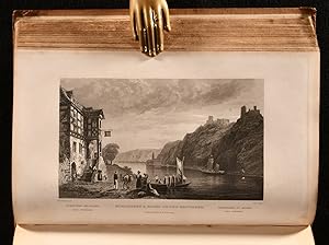 Picturesque Beauties of the Rhine. Displayed in a Series of Eighty Splendid Views, Finely Engrave...