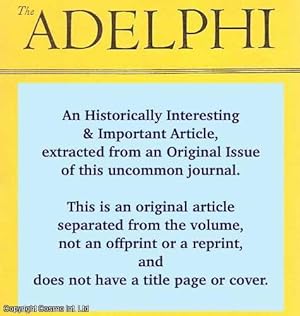 Imagen del vendedor de Intimations of Immortality. (A Short Story). An original article from The Adelphi, 1930. a la venta por Cosmo Books