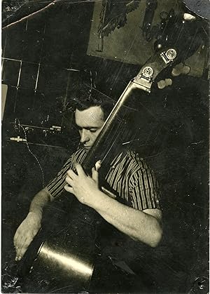 "Henri TEXIER au CHAT QUI PÊCHE" Photo originale argentique début des années 60 provenant du CHAT...