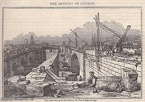 Seller image for The Bridges of London; Parish Registers; Ancient Water Marks in Paper; The Llama; Tobacco; Captain Skinner's Excursions in India; The locust and the Ichneumon, etc. Issue No. 11, September 1st, 1832. A complete original weekly issue of the Saturday Magazine, 1832. for sale by Cosmo Books