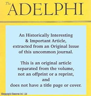 Bild des Verkufers fr Unleashed. (A Short Story). An original article from The New Adelphi, 1928. zum Verkauf von Cosmo Books