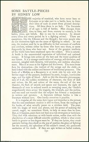 Some Battle-Pieces. An uncommon original article from the Anglo Saxon Review, 1899.