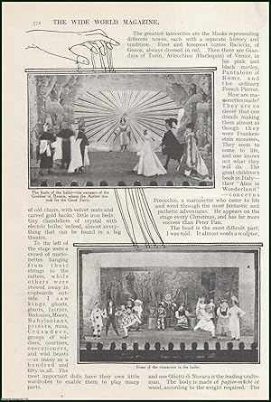 Seller image for Marvellous Italian Marionettes : originally derived from England, where they died out long ago, & have now developed into a very remarkable & ingenious art dolls. This is an uncommon original article from the Wide World Magazine, 1920. for sale by Cosmo Books