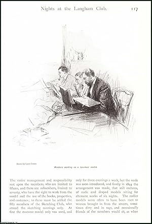 Image du vendeur pour Nights at The Langham Club : Artists Society & The Affiliated Sketching Club. An uncommon original article from the Lady's Realm, 1909. mis en vente par Cosmo Books