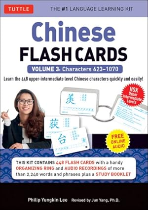 Immagine del venditore per Chinese Flash Cards : Characters 623-1070: HSK Upper Intermediate Level venduto da GreatBookPrices