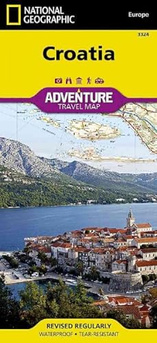 Seller image for National Geographic Croatia Map : Travel Maps International Adventure Map for sale by GreatBookPrices