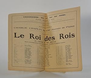 Seller image for Le Roi des Rois; Programme du 17 au 23 Avril for sale by Locus Solus Rare Books (ABAA, ILAB)