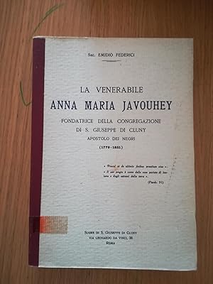 La venerabile Anna Maria Javouhey