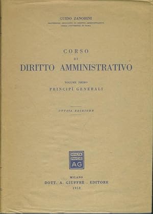 Corso di diritto amministrativo. 6 volumi