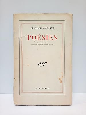 Bild des Verkufers fr Posies (Edition complte contenant plusieurs pomes inedits) zum Verkauf von Librera Miguel Miranda