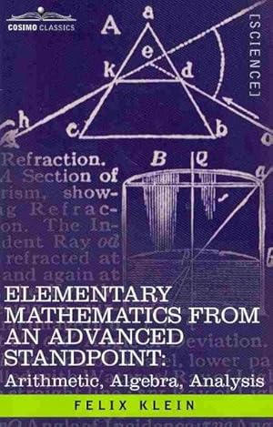 Seller image for Elementary Mathematics from an Advanced Standpoint : Arithmetic, Algebra, Analysis for sale by GreatBookPrices