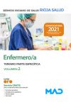Enfermero/a. Temario Parte Específica volumen 2. Servicio Riojano de Salud (SERIS)