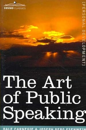 Image du vendeur pour Art of Public Speaking mis en vente par GreatBookPrices