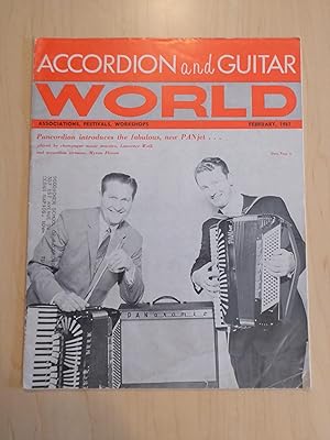 Accordion and Guitar World February 1961 - Lawrence Welk, Myron Floren