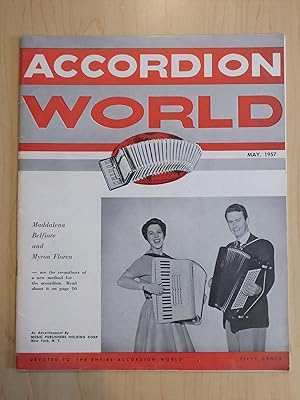 Accordion World May 1957 - Maddalena Belfiore and Myron Floren