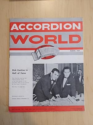 Accordion World March 1957 - Dick Contino