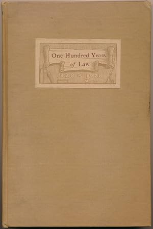 One Hundred Years of Law: An Account of the Law Office Which John T. Stuart Founded in Springfiel...