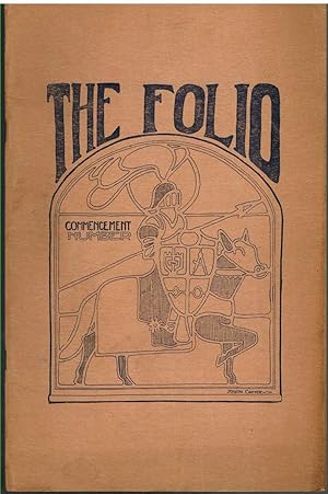 Image du vendeur pour THE FLUSHING FOLIO Commencement Number Volume 31, Number 4 January, 1927 mis en vente par The Avocado Pit