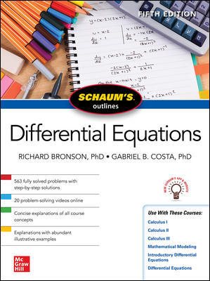 Seller image for Schaum's Outline Differential Equations for sale by GreatBookPrices
