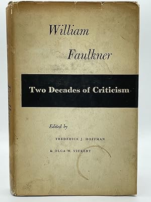 William Faulkner: Two Decades of Criticism [FIRST EDITION]