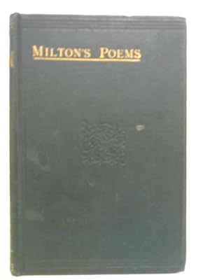 Bild des Verkufers fr The Poetical Works of John Milton zum Verkauf von World of Rare Books