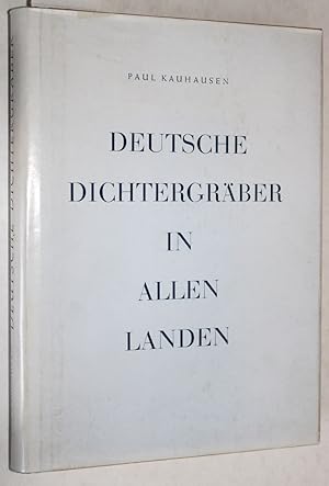 Imagen del vendedor de Deutsche Dichtergrber in allen Landen. a la venta por Versandantiquariat Kerstin Daras