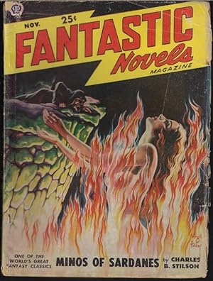 Imagen del vendedor de FANTASTIC NOVELS: November, Nov. 1949 a la venta por Books from the Crypt