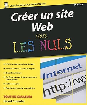 Seller image for crer un site web pour les nuls (9e dition) for sale by Chapitre.com : livres et presse ancienne