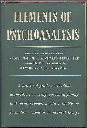 Seller image for Elements of Psychoanalysis for sale by Between the Covers-Rare Books, Inc. ABAA