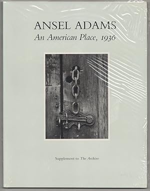 Seller image for Ansel Adams: An American Place, 1936 for sale by Jeff Hirsch Books, ABAA