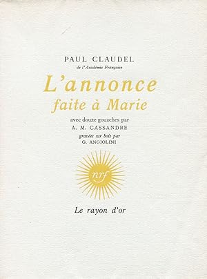 Seller image for L'Annonce Faite  Marie. for sale by Librairie In-Quarto