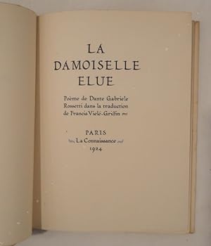 Imagen del vendedor de La damoiselle lue. a la venta por Librairie La Perle Rare