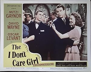 Seller image for The I Don't Care Girl Lobby Card #2 1953 Mitzi Gaynor, David Wayne for sale by AcornBooksNH