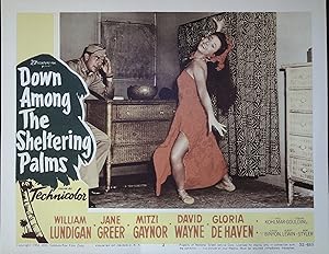 Imagen del vendedor de Down Among the Sheltering Palms Lobby Card #2 1952 Mitzi Gaynor, William Lundigan a la venta por AcornBooksNH