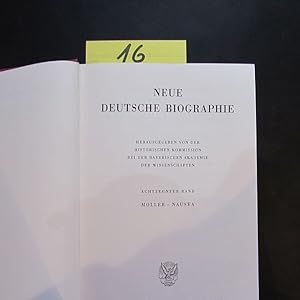 Bild des Verkufers fr Neue Deutsche Biographie - Band 18: Moller - Nausea (ohne CD) zum Verkauf von Bookstore-Online