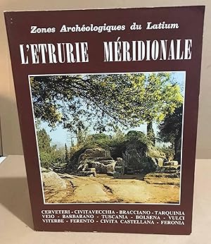 Seller image for L'etrurie mridionale zones archologiques du latium for sale by librairie philippe arnaiz