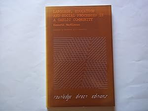 Seller image for Language, education, and social processes in a Gaelic community (Routledge direct editions) for sale by Carmarthenshire Rare Books