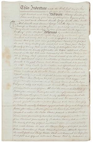 "Declaration of Trust" von 1830. -