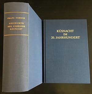 Imagen del vendedor de Geschichte der Gemeinde Ksnacht; Ksnacht im 20. Jahrhundert: Chronik ber die Jahre 1901-1988 (2 Bnde). a la venta por Antiquariat Im Seefeld / Ernst Jetzer