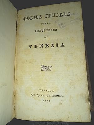 Codice feudale della Repubblica di Venezia