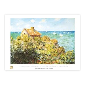 Claude Monet: Fisherman's Cottage on the cliffs at Varengeville
