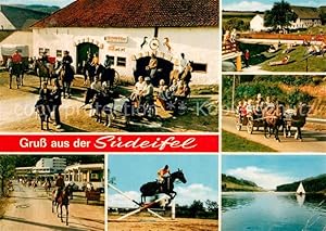 Seller image for Postkarte Carte Postale 73758187 Wiersdorf Eifel Ferienranch Klaes Naturpark Suedeifel Reitstall Springr for sale by Versandhandel Boeger