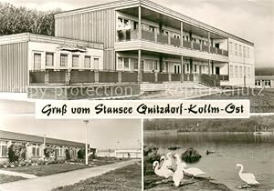 Bild des Verkufers fr Postkarte Carte Postale 73754914 Quitzdorf See Ferienheim Kollm Ost Schwanenteich zum Verkauf von Versandhandel Boeger