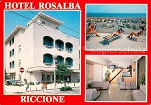 Immagine del venditore per Postkarte Carte Postale 73758214 Riccione Rimini IT Hotel Rosalba Dachterrasse venduto da Versandhandel Boeger