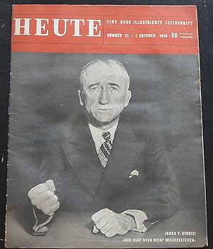 Zeitschrift HEUTE Nr. 21, 1. Oktober 1946