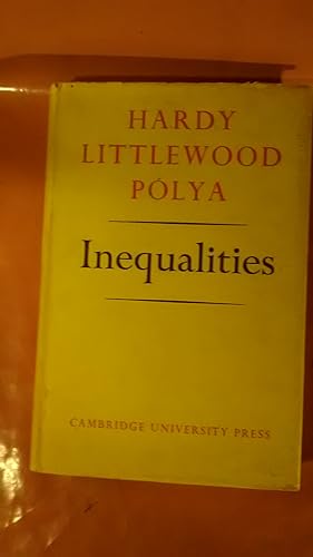 Seller image for Inequalities for sale by Imaginal Books