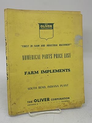 Seller image for Numerical Parts Price List, Farm Implements, South Bend, Indiana Plant for sale by Attic Books (ABAC, ILAB)