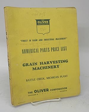 Immagine del venditore per Numerical Parts Price List, Grain Harvesting Machinery, Battle Creek, Michigan Plant venduto da Attic Books (ABAC, ILAB)