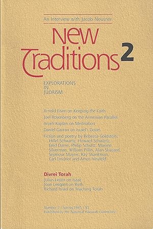 New Traditions Explorations in judaism Issue 2